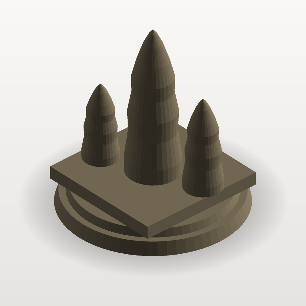 吴哥石塔 3D列印纪念摆件
