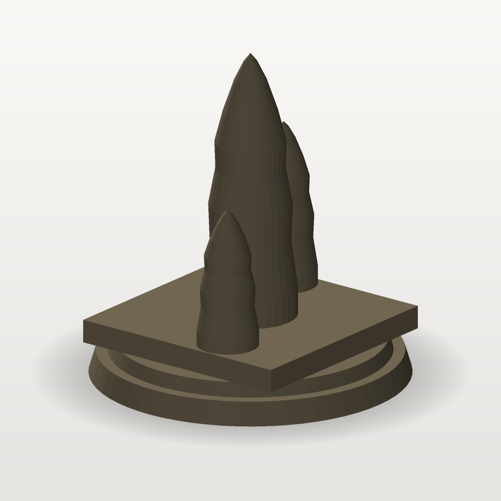 吴哥石塔 3D列印纪念摆件